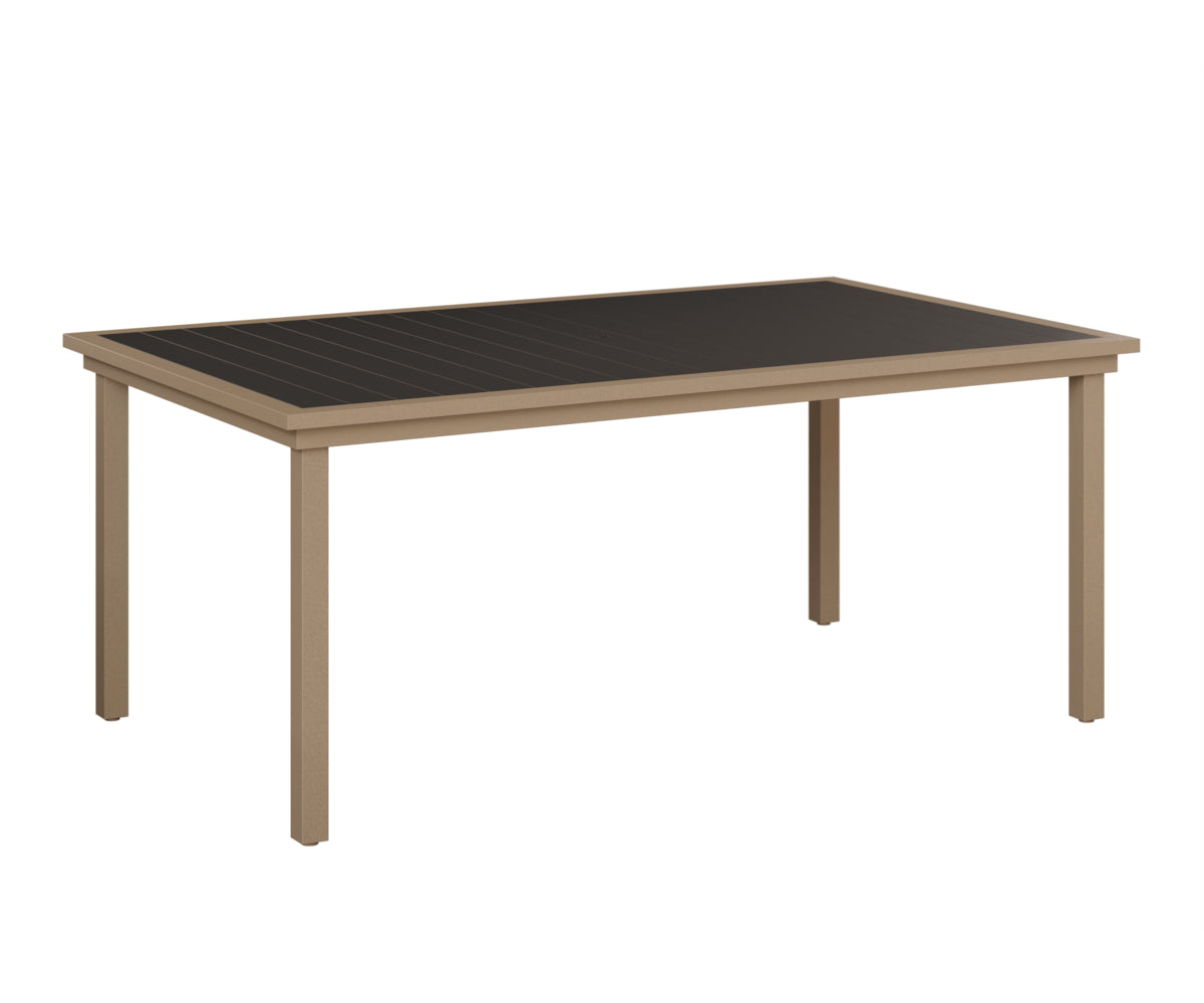 Berlin Gardens Vida 44" x 73" Rectangular Poly Dining Table
