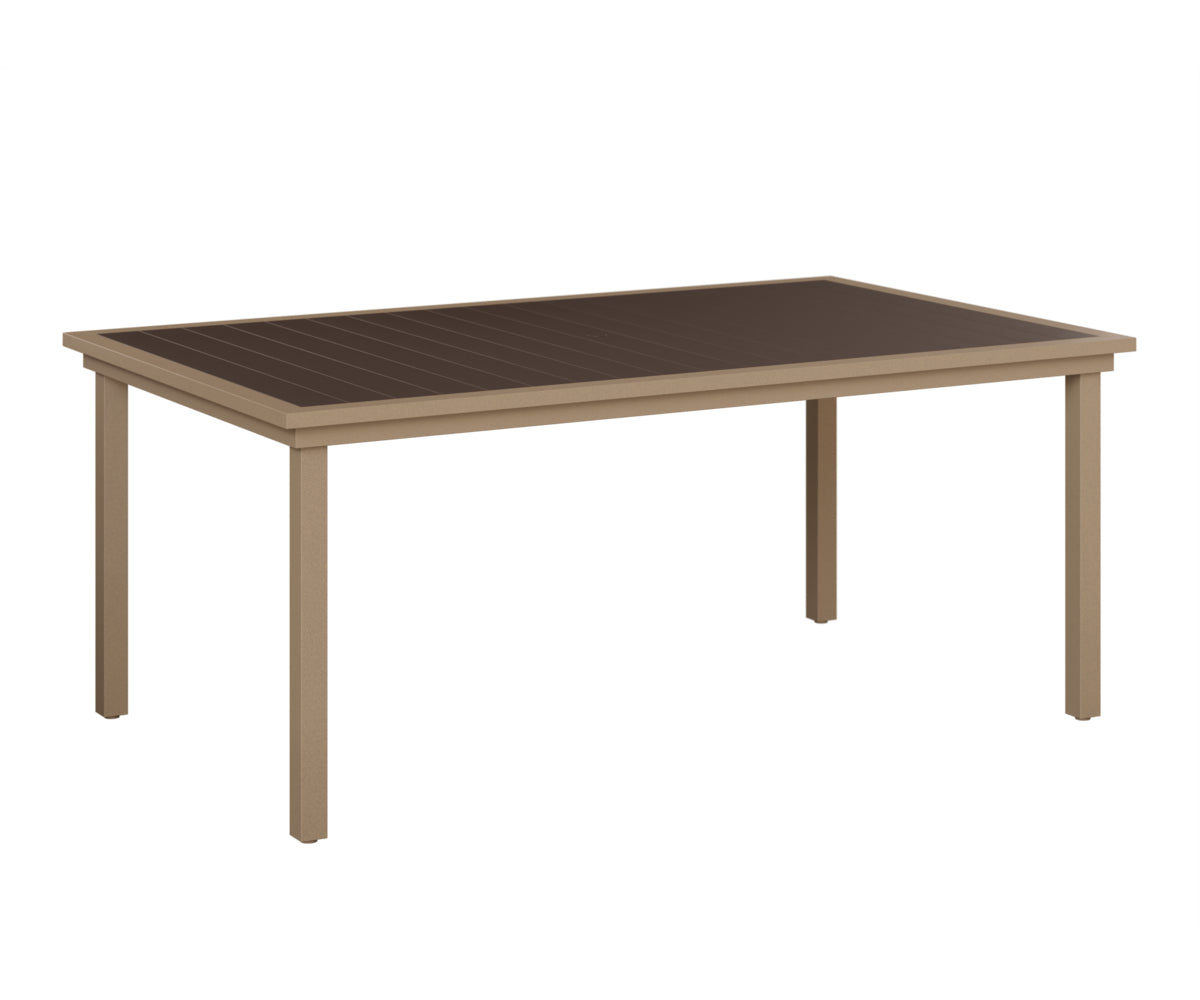 Berlin Gardens Vida 44" x 73" Rectangular Poly Dining Table
