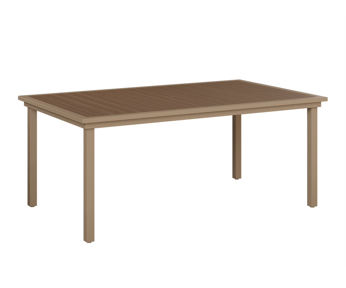 Berlin Gardens Vida 44" x 73" Rectangular Poly Dining Table