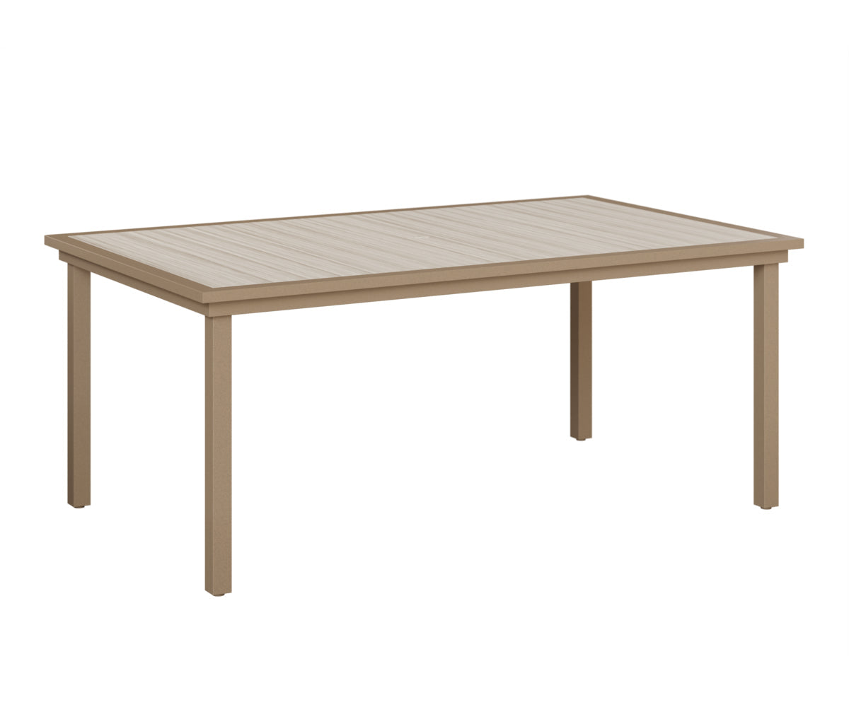Berlin Gardens Vida 44" x 73" Rectangular Poly Dining Table