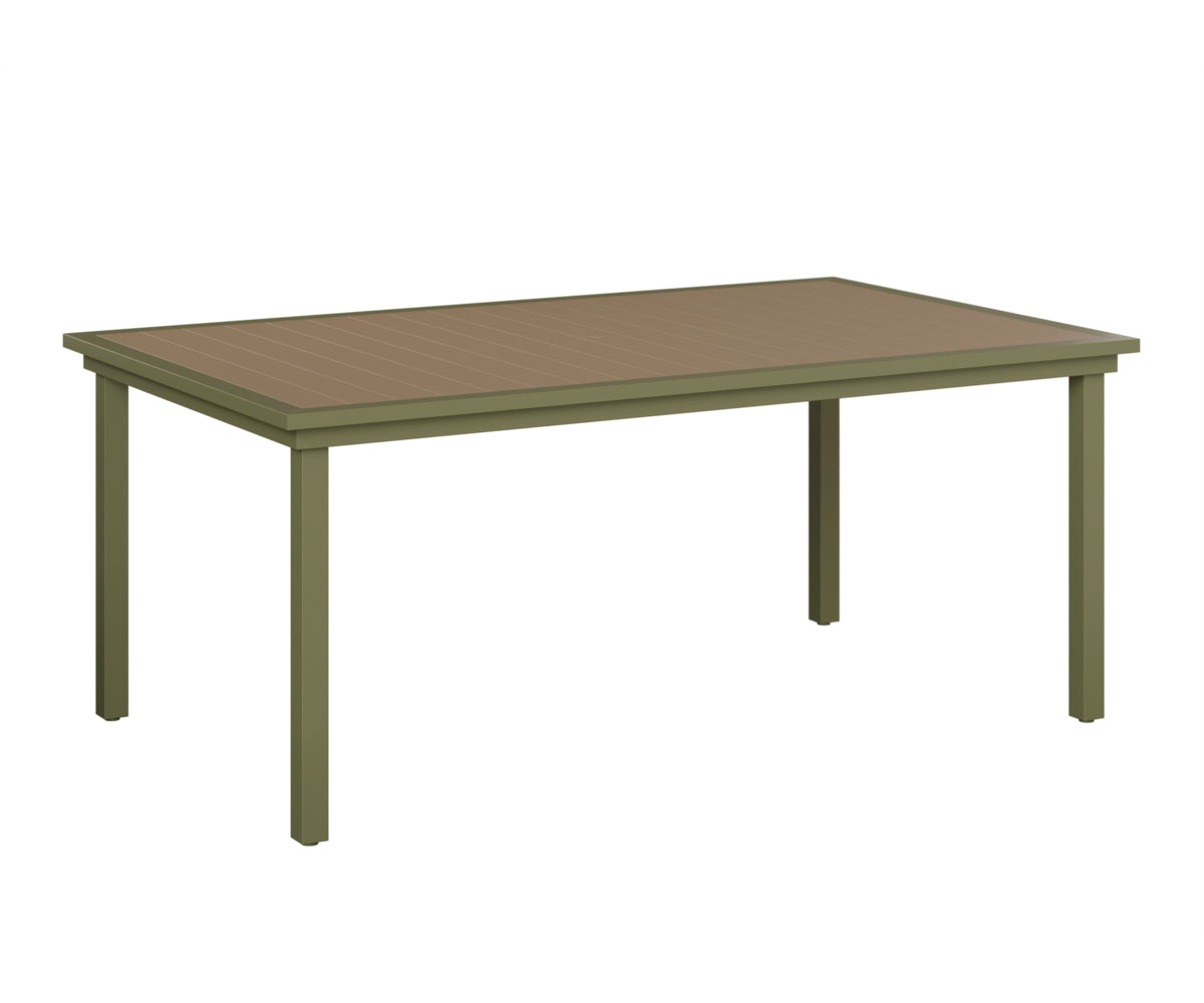 Berlin Gardens Vida 44" x 73" Rectangular Poly Dining Table