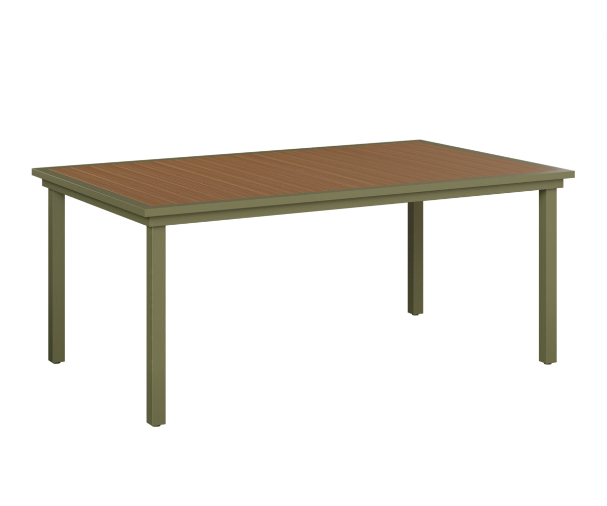 Berlin Gardens Vida 44" x 73" Rectangular Poly Dining Table