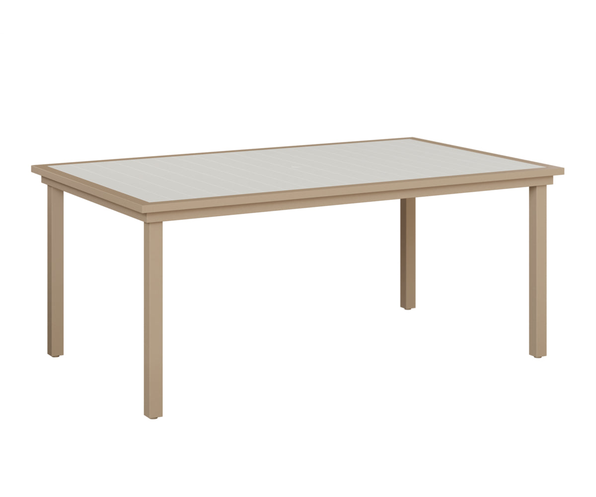 Berlin Gardens Vida 44" x 73" Rectangular Poly Dining Table