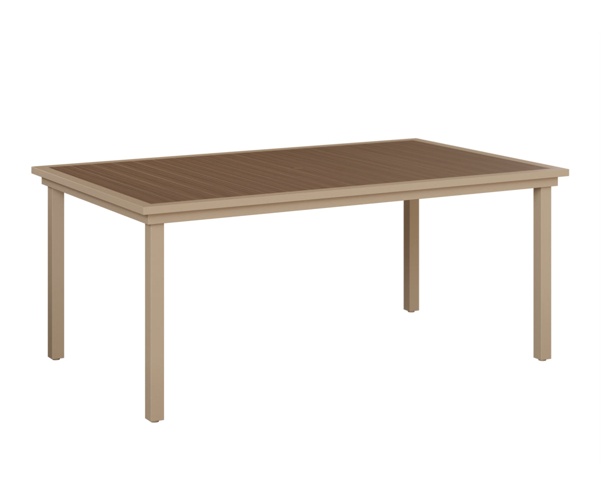 Berlin Gardens Vida 44" x 73" Rectangular Poly Dining Table