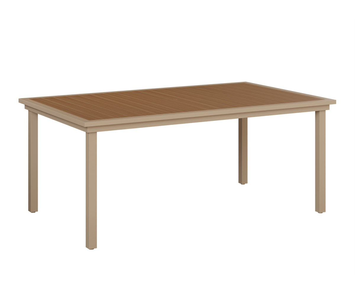 Berlin Gardens Vida 44" x 73" Rectangular Poly Dining Table