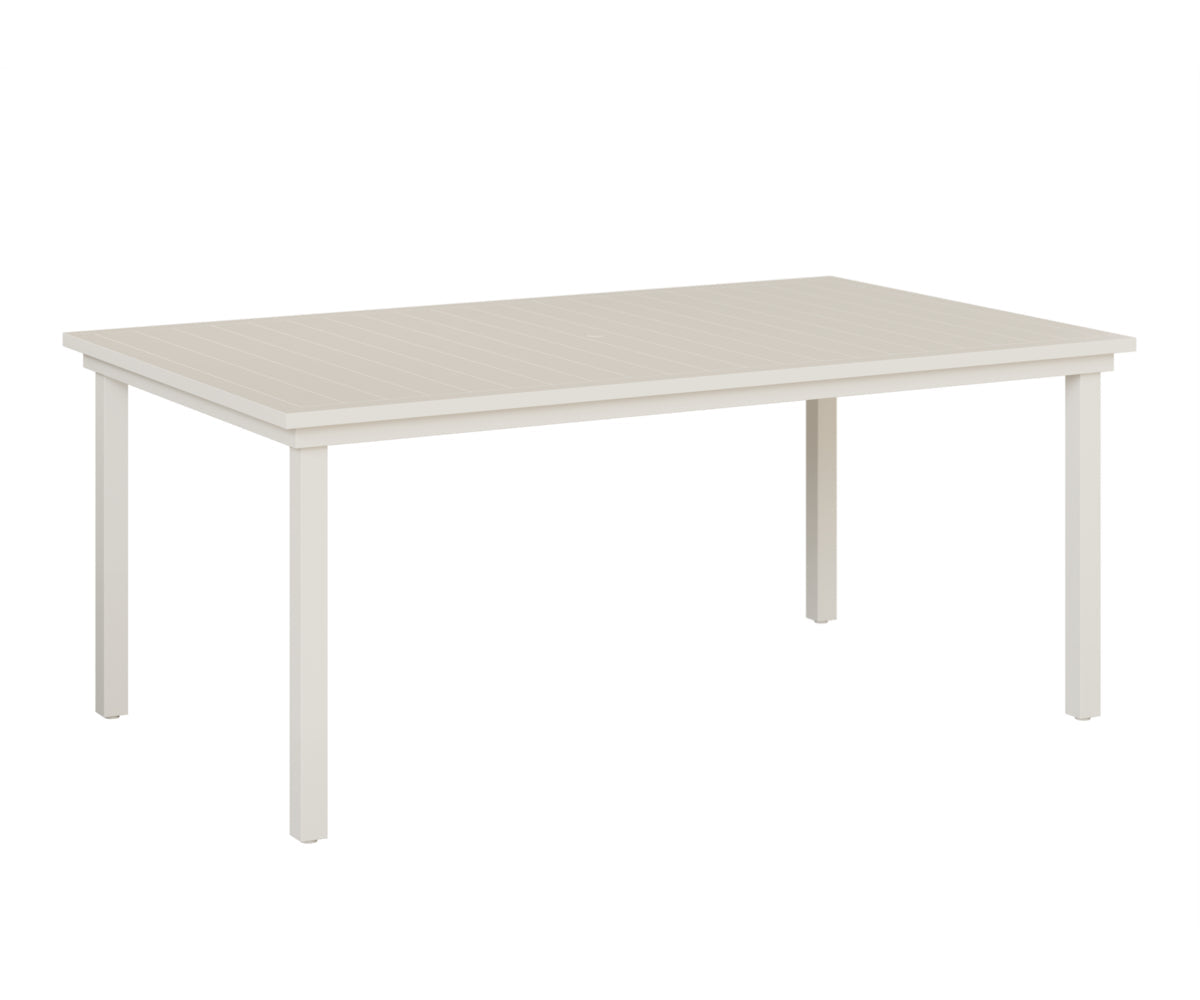 Berlin Gardens Vida 44" x 73" Rectangular Aluminum Dining Table