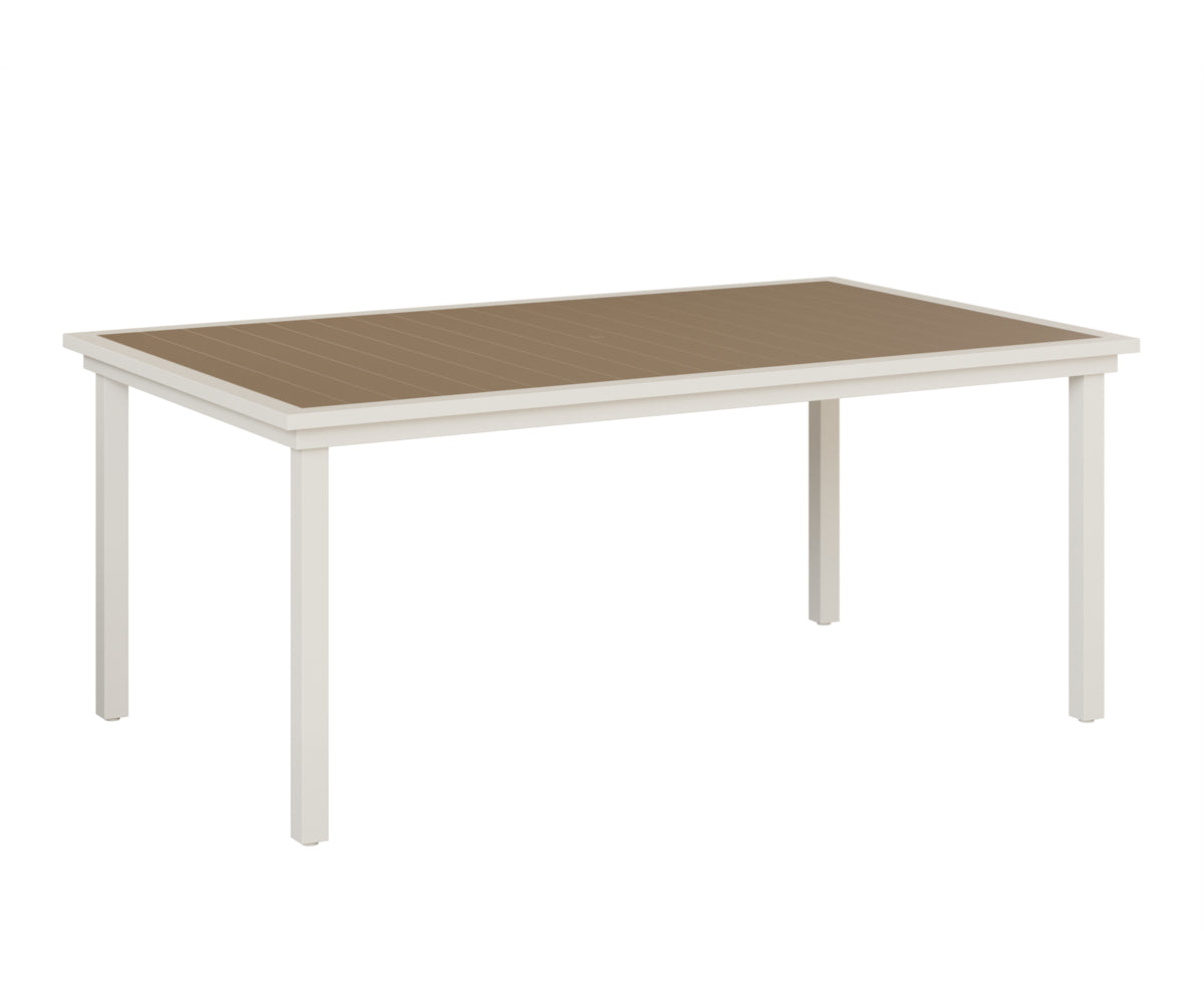Berlin Gardens Vida 44" x 73" Rectangular Poly Dining Table