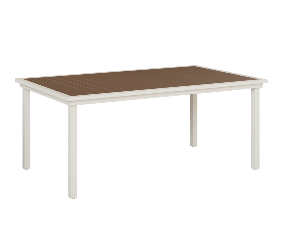 Berlin Gardens Vida 44" x 73" Rectangular Poly Dining Table