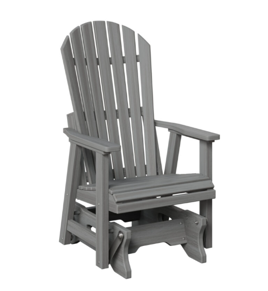 Weatherwood Single Glider Driftwood Gray