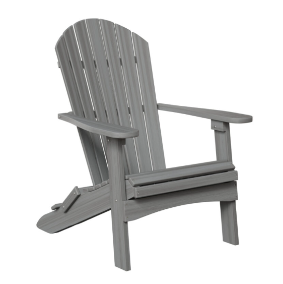 Weatherwood Folding Adirondack Chair Driftwood Gray