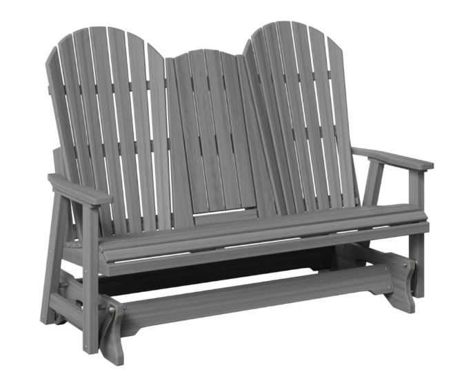 Weatherwood Three Seat Glider Driftwood Gray