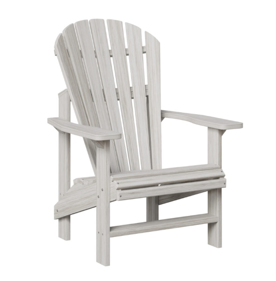 Weatherwood Upright Adirondack Chair Seashell