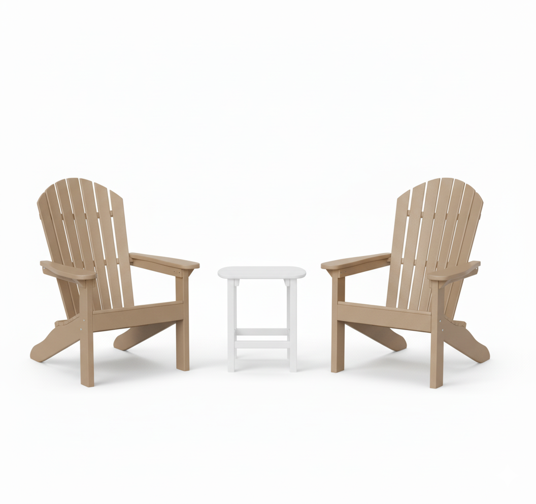 FREE Side Table With Purchase Of Berlin Gardens 2 Piece Adirondack Chair Set