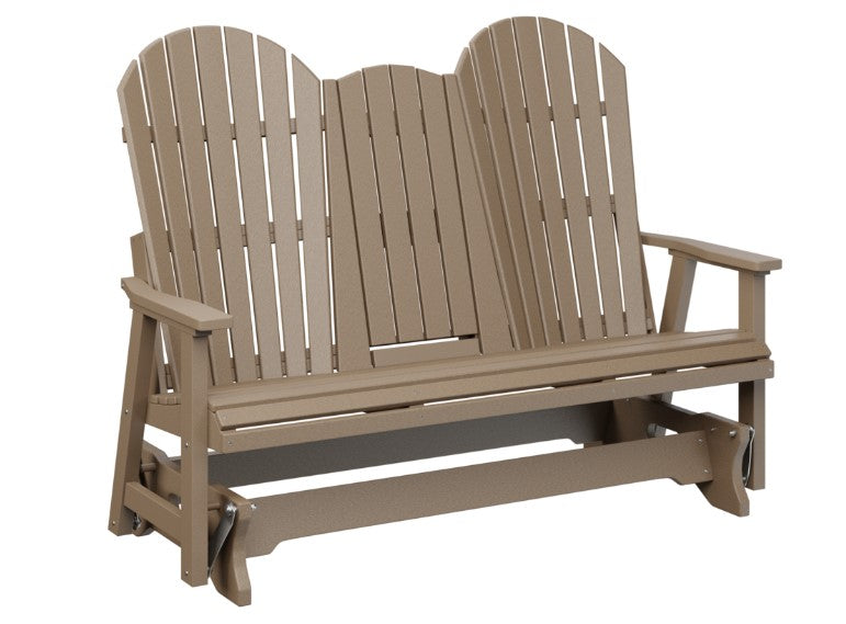 Berlin Gardens Comfo-Back Three Seat Glider w/Console Allochrome Brackets