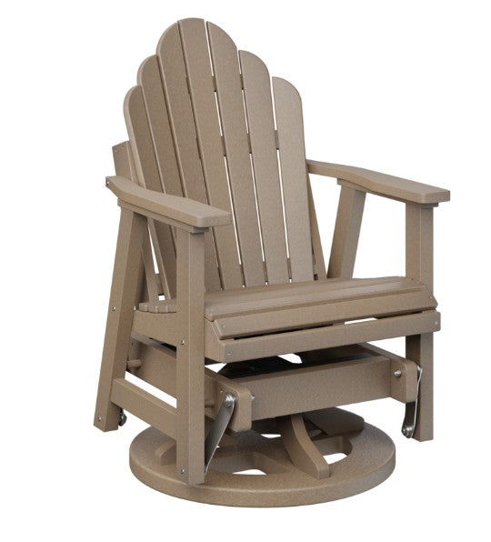 Berlin Gardens Cozi-Back Swivel Glider with Allochrome Brackets