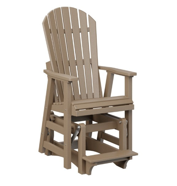 Berlin Gardens Comfo-Back Single Counter Glider with Allochrome Brackets