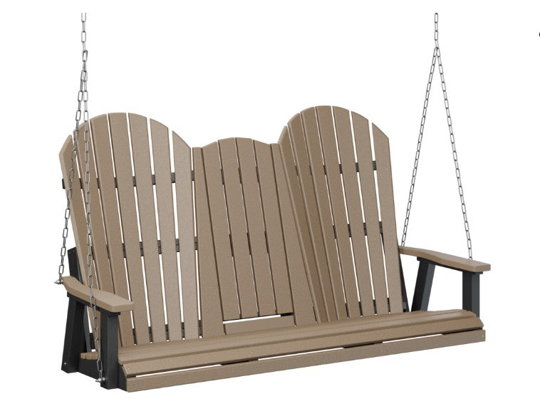 Berlin Gardens Comfo-Back Three Seat Swing w/Console (Zinc Chains)