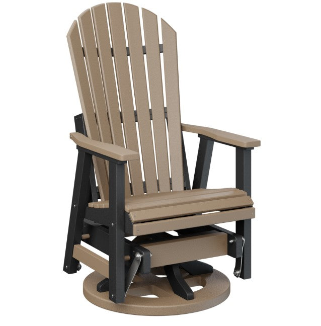 Berlin Gardens Comfo-Back Swivel Glider with Allochrome Brackets