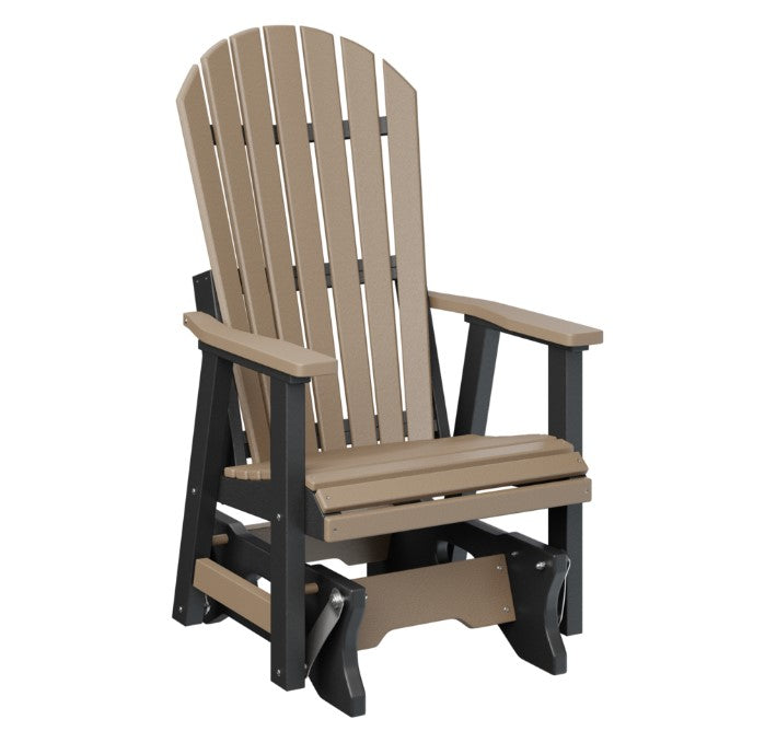 Berlin Gardens Comfo-Back Single Glider with Allochrome Brackets