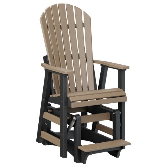 Berlin Gardens Comfo-Back Single Counter Glider with Allochrome Brackets