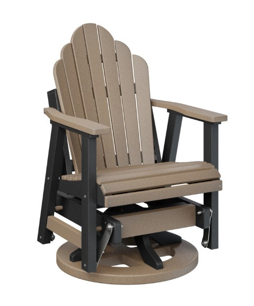 Berlin Gardens Cozi-Back Swivel Glider with Allochrome Brackets