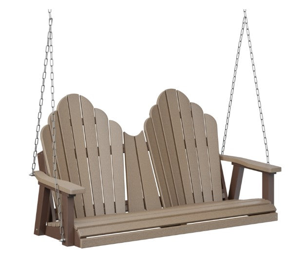 Berlin Gardens Cozi-Back Double Swing (Zinc Chains)