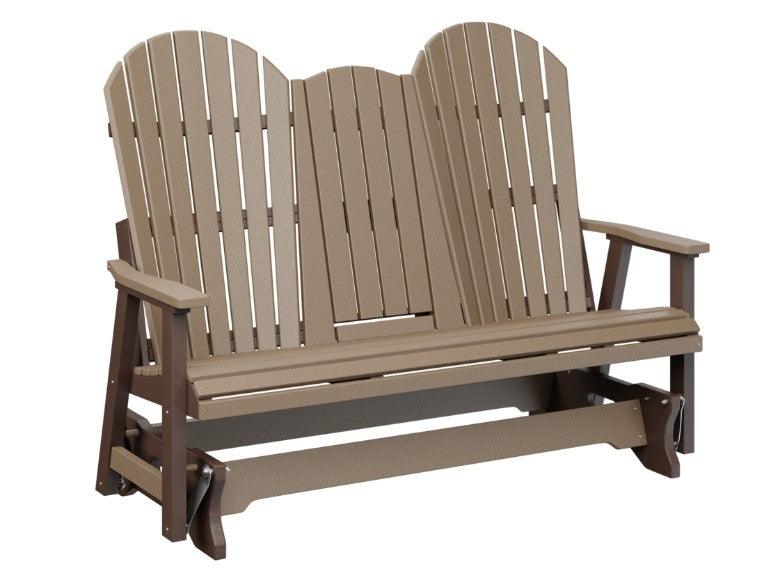 Berlin Gardens Comfo-Back Three Seat Glider w/Console Allochrome Brackets