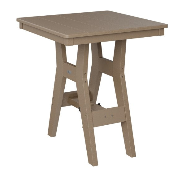 Berlin Gardens Harbor Bar Tables Standard Top 28" Square Bar Table