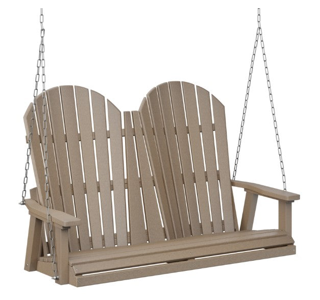 Berlin Gardens Comfo-Back Double Swing (Zinc Chains)