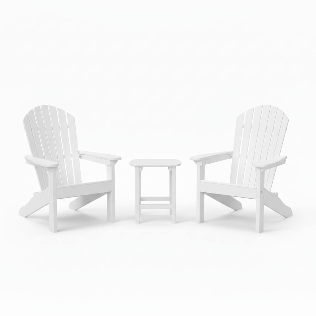 FREE Side Table With Purchase Of Berlin Gardens 2 Piece Adirondack Chair Set