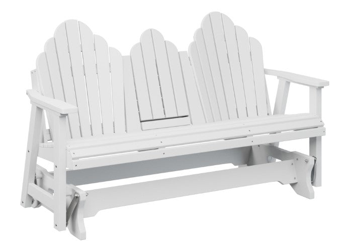 Berlin Gardens Cozi-Back Three Seat Glider w/Console Allochrome Brackets