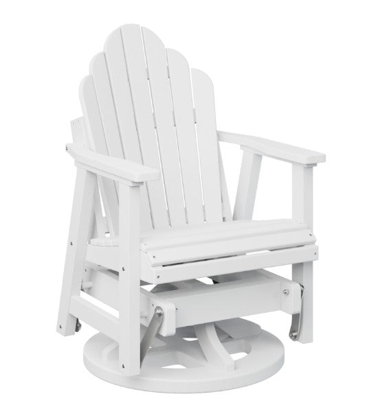 Berlin Gardens Cozi-Back Swivel Glider with Allochrome Brackets