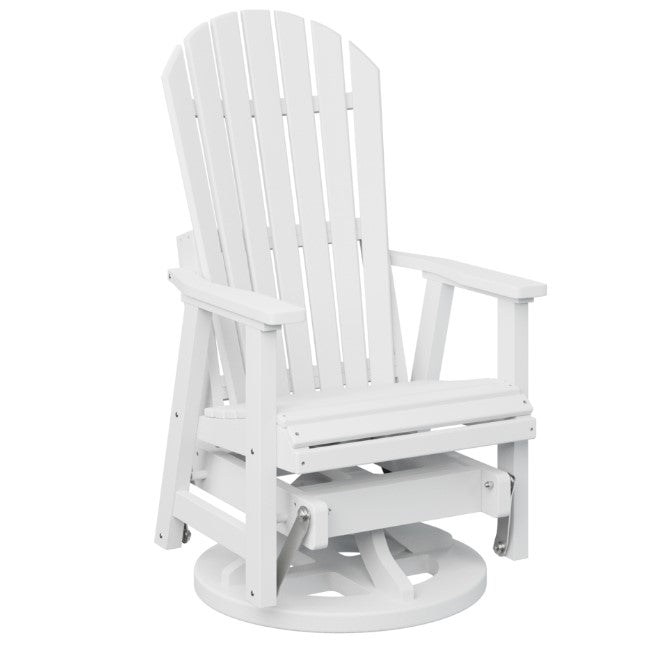 Berlin Gardens Comfo-Back Swivel Glider with Allochrome Brackets