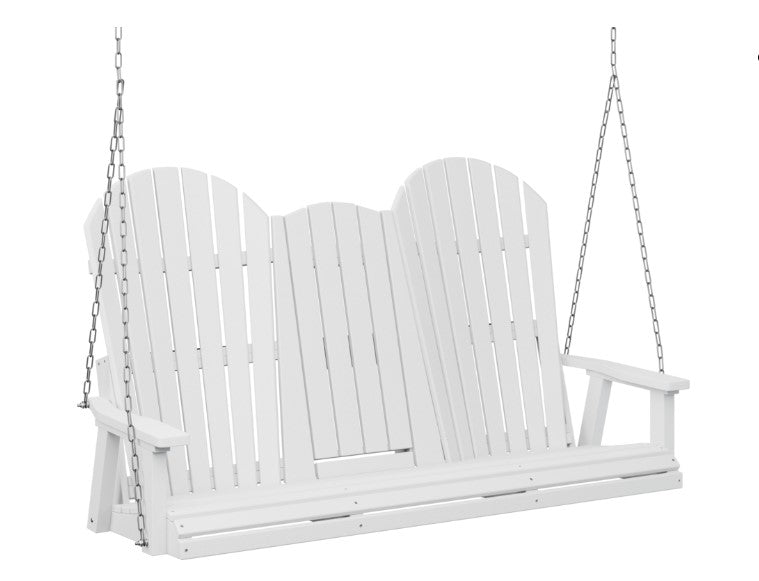 Berlin Gardens Comfo-Back Three Seat Swing w/Console (Zinc Chains)