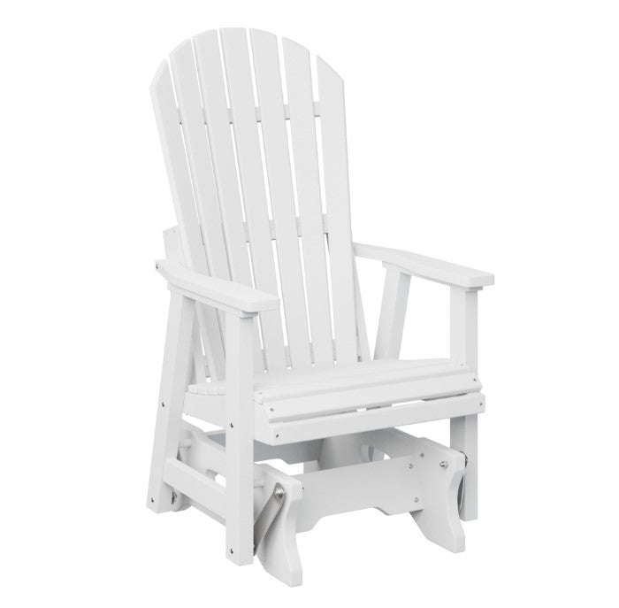 Berlin Gardens Comfo-Back Single Glider with Allochrome Brackets