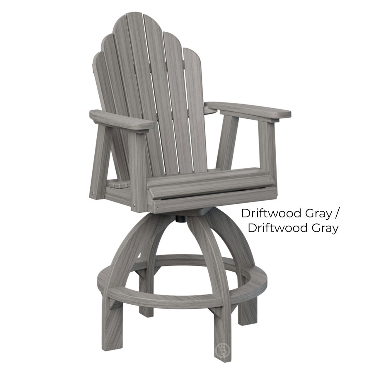 Berlin Gardens Cozi-Back Swivel Bar Chair