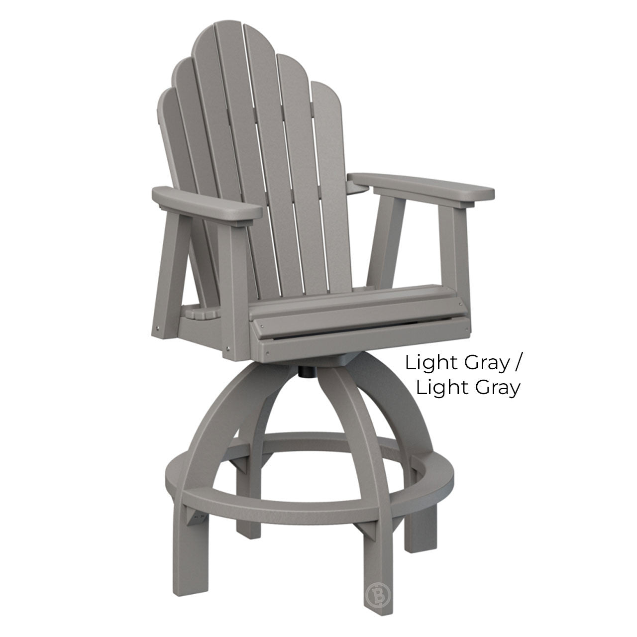 Berlin Gardens Cozi-Back Swivel Bar Chair