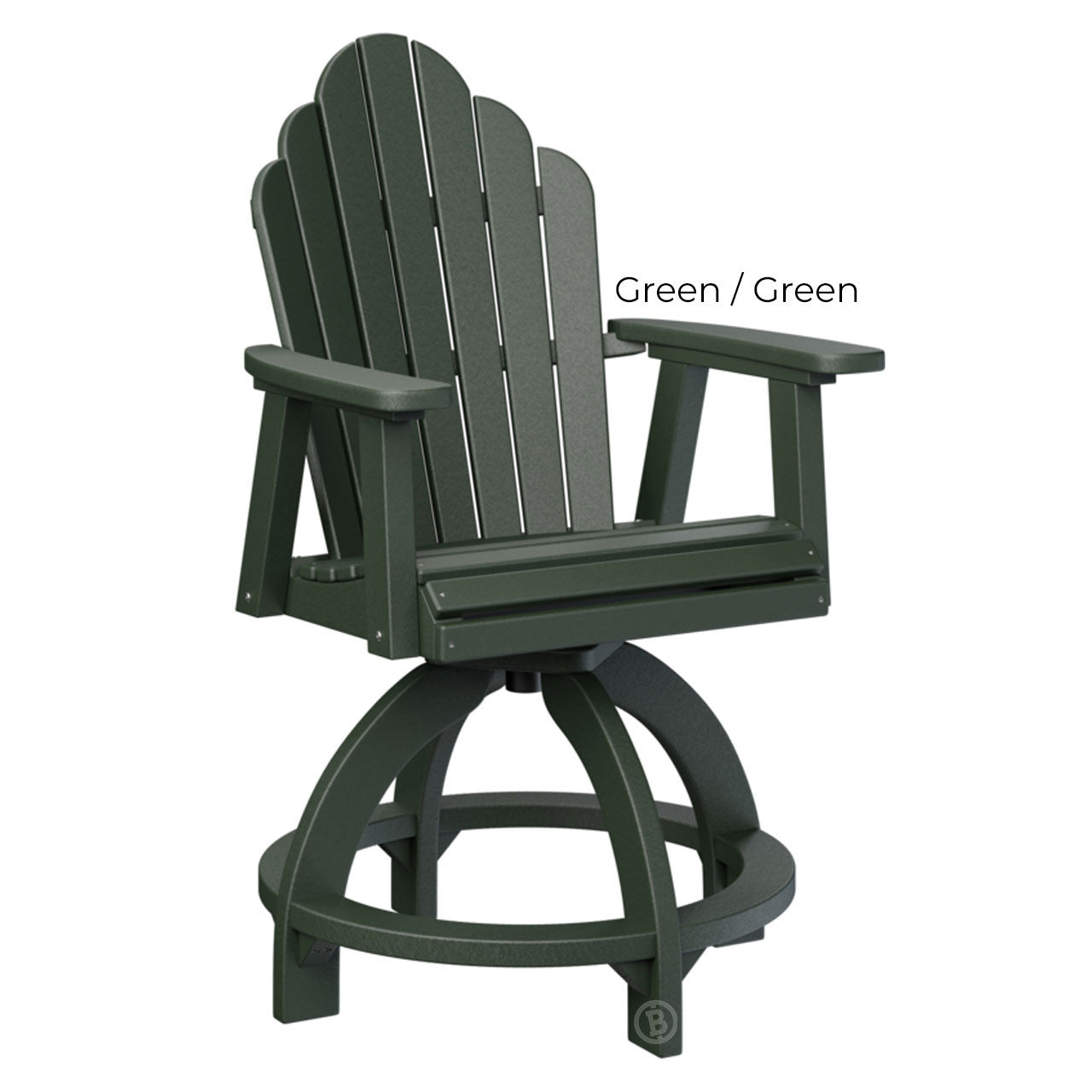 Berlin Gardens Cozi-Back Swivel Counter Chair