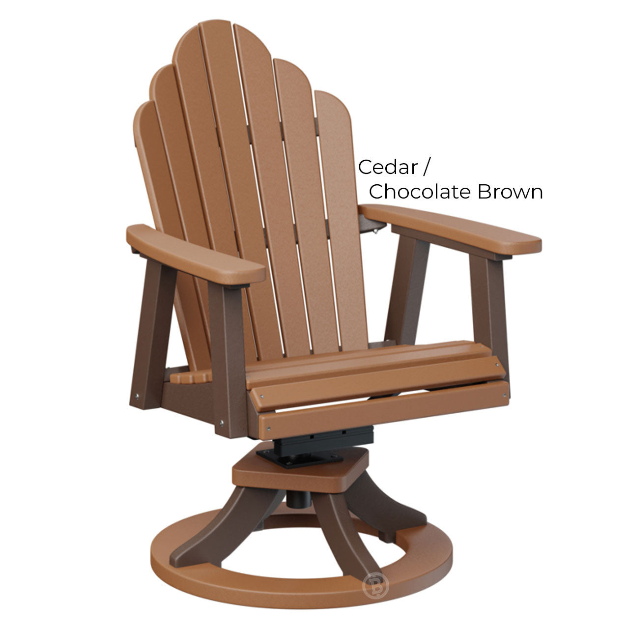 Berlin Gardens Cozi-Back Swivel Rocker Dining Chair