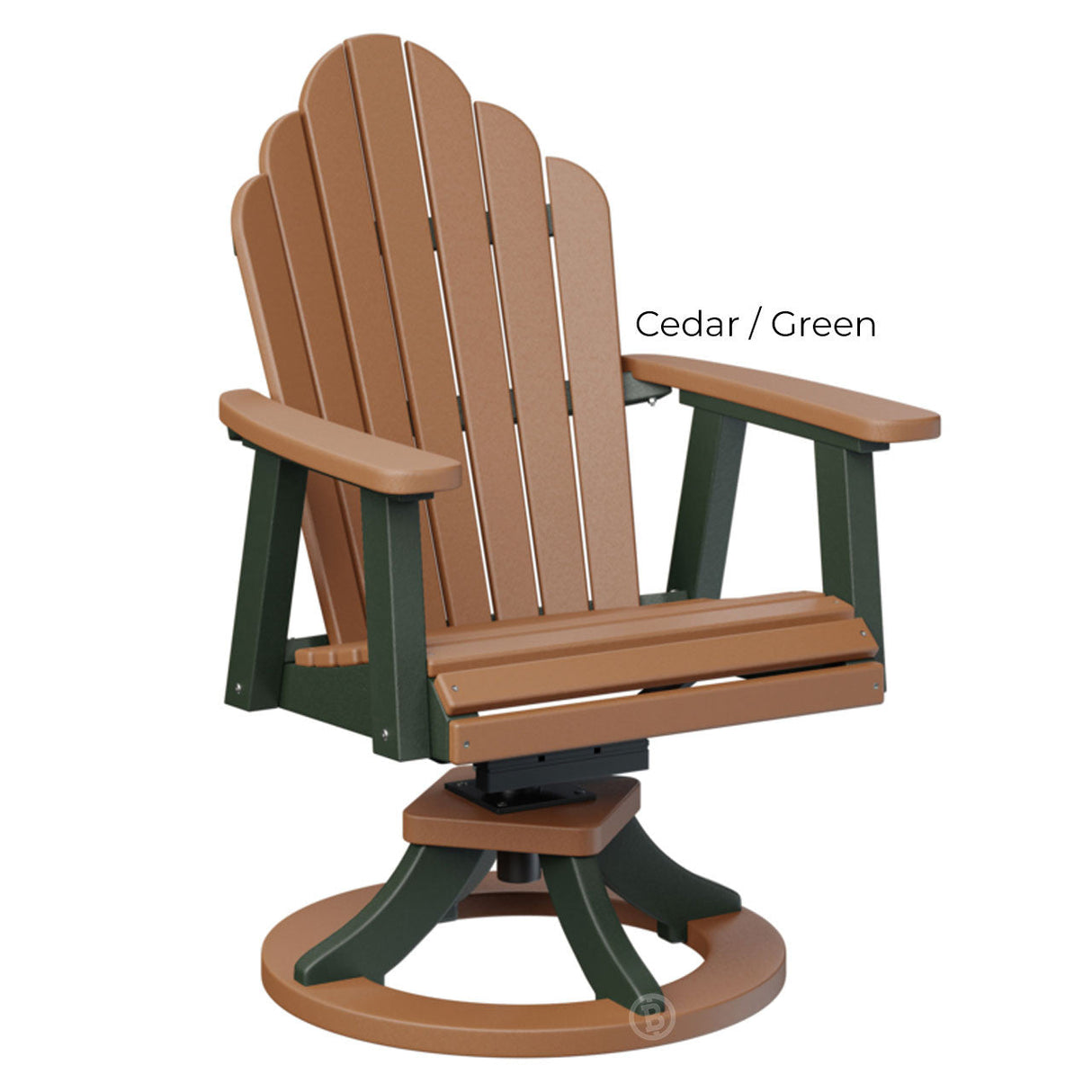 Berlin Gardens Cozi-Back Swivel Rocker Dining Chair