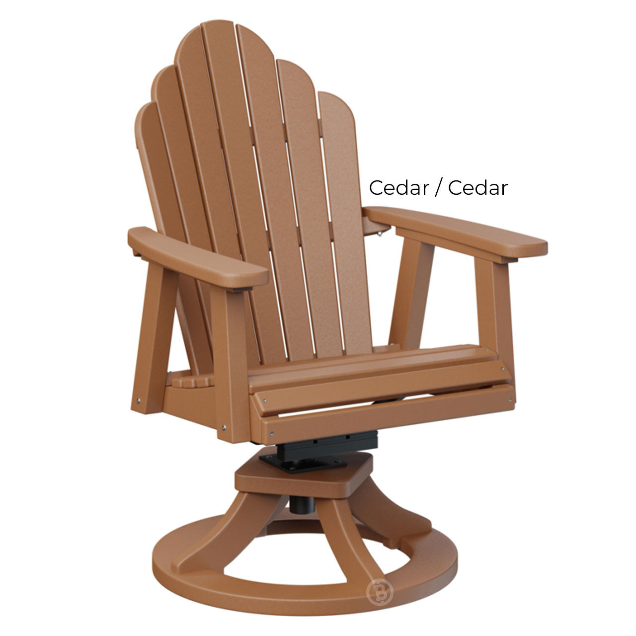Berlin Gardens Cozi-Back Swivel Rocker Dining Chair