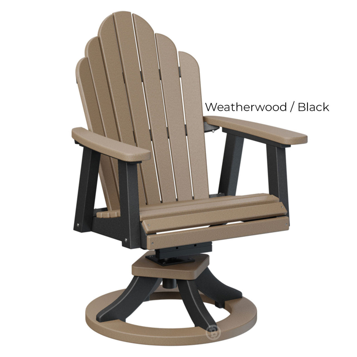 Berlin Gardens Cozi-Back Swivel Rocker Dining Chair