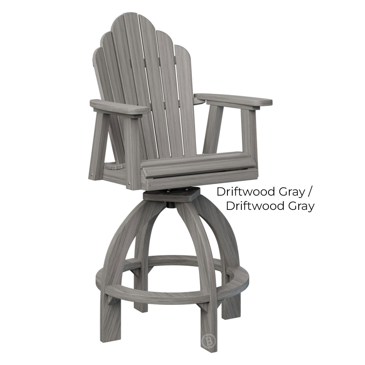 Berlin Gardens Cozi-Back Swivel 30" XT Bar Chair