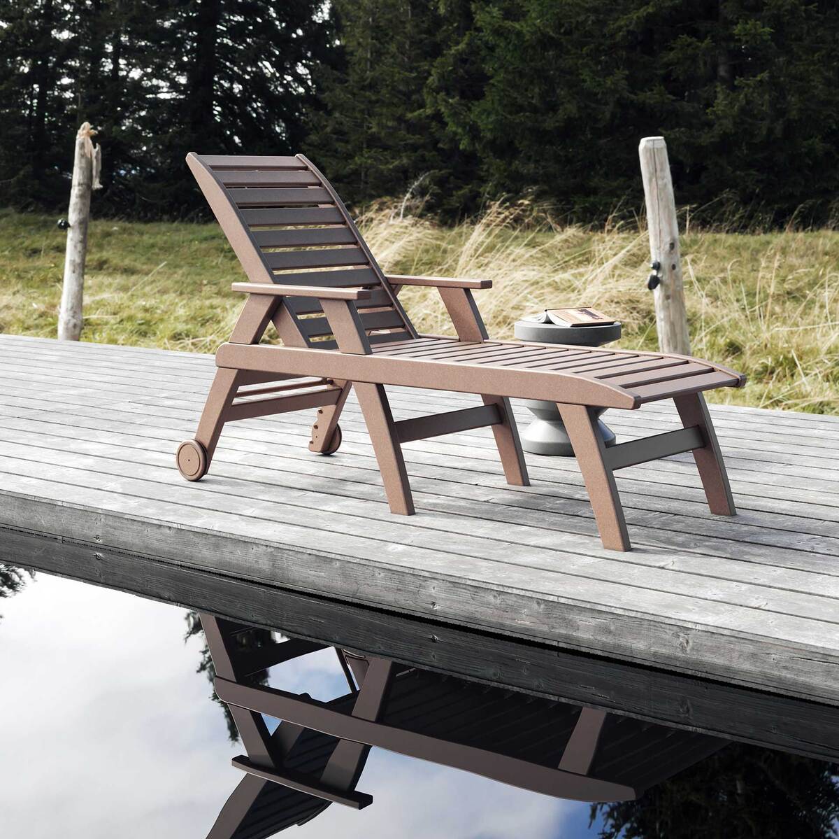 Artifex Raised Chaise Lounge w/Arms 1