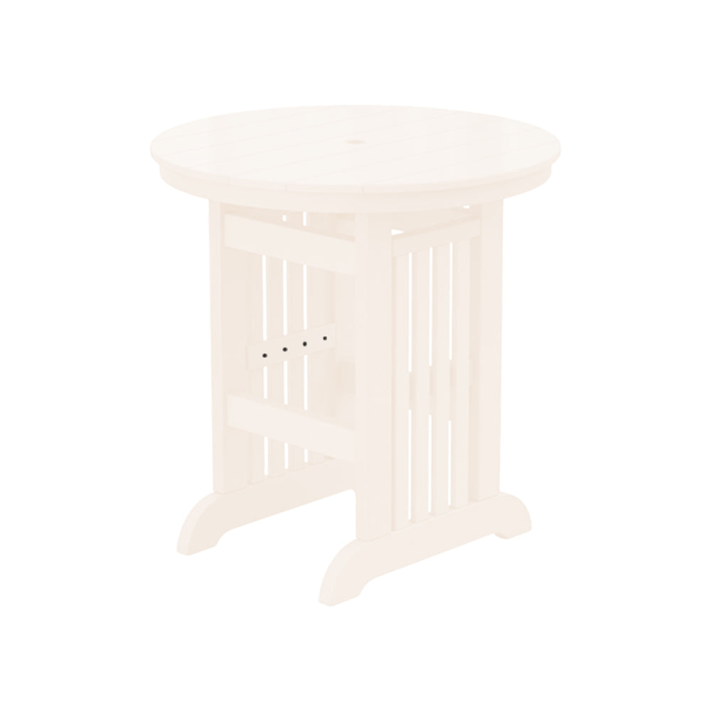 Beaver Dam Farmhouse 36"x36" Mission Bar Table