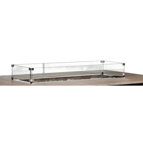 Berlin Gardens 12" x 24" Rectangular Glass Wind Guard - RGWG1224