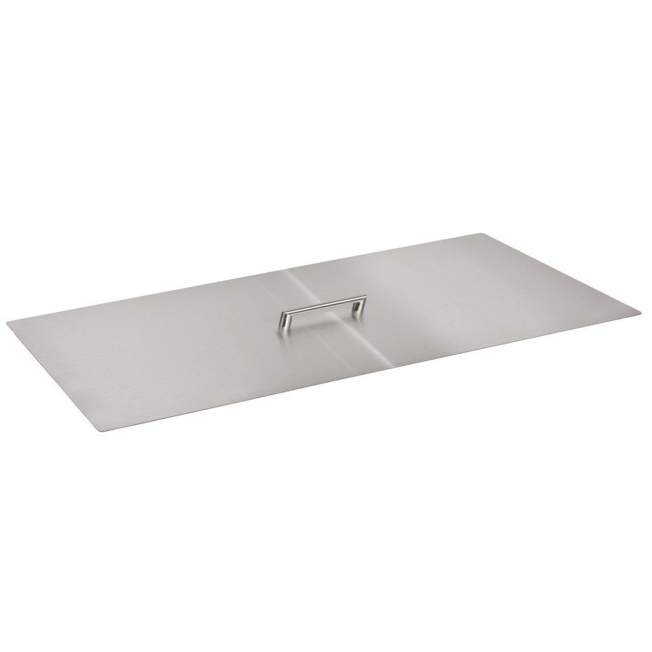 Berlin Gardens 13 1/2" x 42 1/2" Rectangular Stainless Steel Burner Cover - 1242RESSBC 3