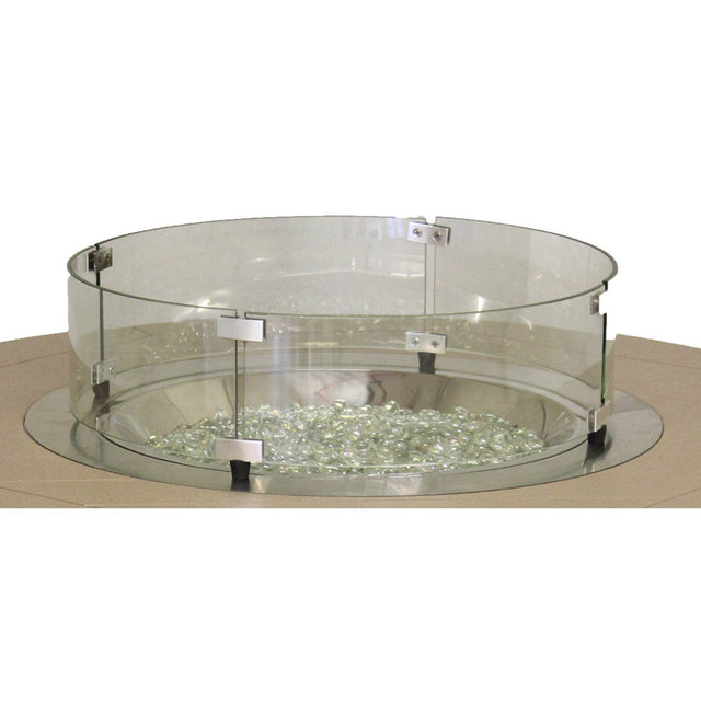 Berlin Gardens 20" Round Glass Wind Guard - RGWG723