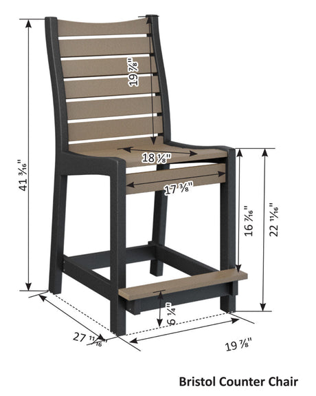 Berlin Gardens 5 Piece Garden Classic Bristol Counter Collection 1