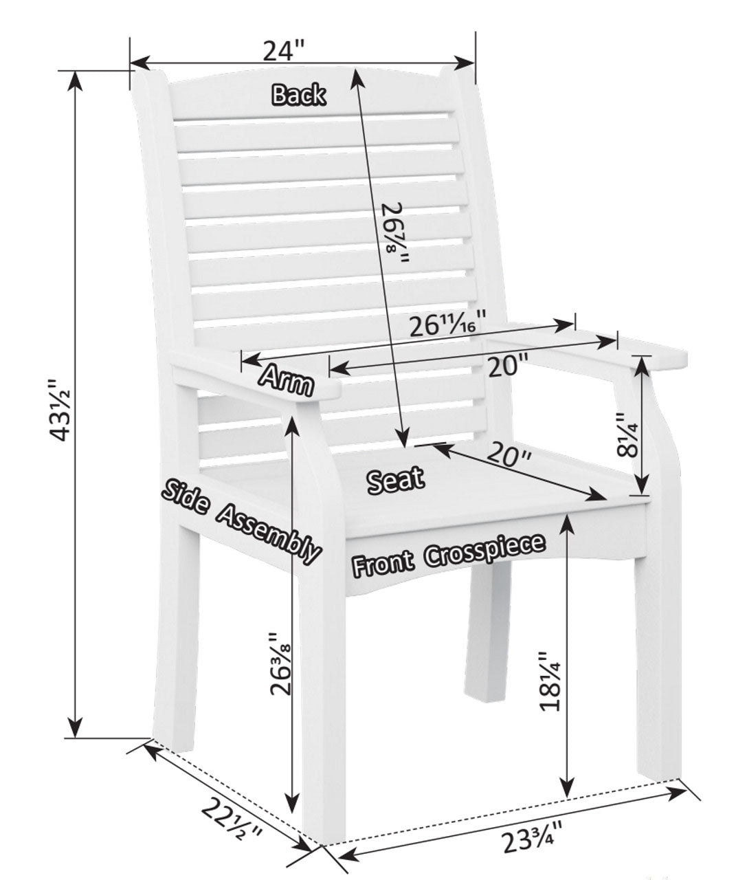 Berlin Gardens 5 Piece Garden Classic Classic Terrace Dining Collection 1